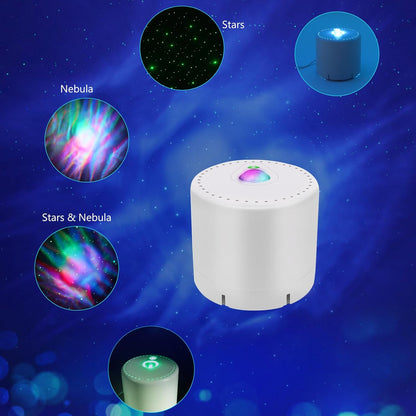 LED Star & Galaxy Projector – Night Light with Remote Control, Adjustable Brightness & Aurora Effect