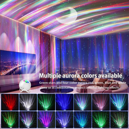 LED Star & Galaxy Projector – Night Light with Remote Control, Adjustable Brightness & Aurora Effect
