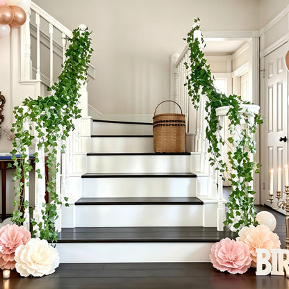 Artificial Ivy Garland – UV Resistant Fake Vine Hanging Leaves for Wall, Garden & Party Décor