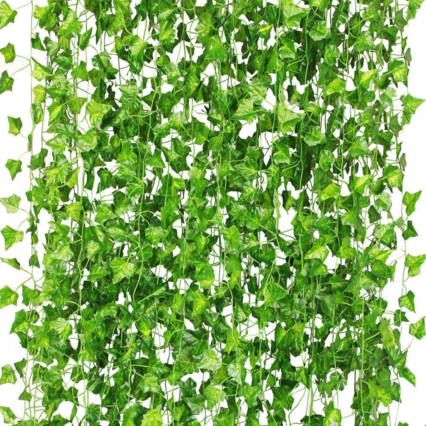 Artificial Ivy Garland – UV Resistant Fake Vine Hanging Leaves for Wall, Garden & Party Décor