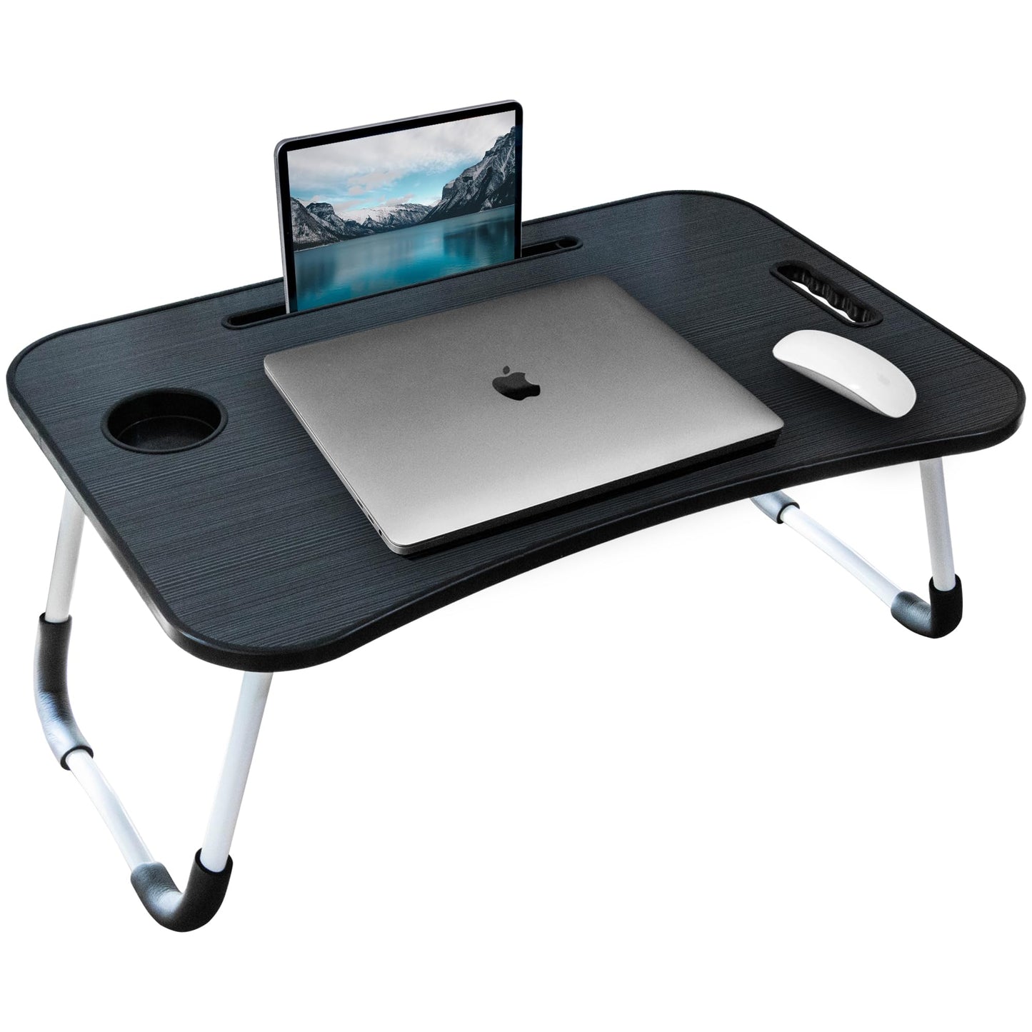 Foldable Laptop Bed Desk with Anti Slip Legs – Portable Table for Bed and Sofa