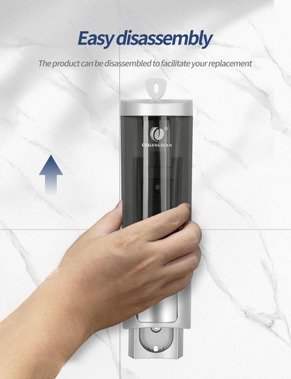 Wall Mounted Soap Dispenser 200ml – Refillable Liquid Dispenser for Bathroom & Kitchen
