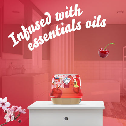Floral Gel Air Freshener – Long Lasting Bathroom Odor Eliminator