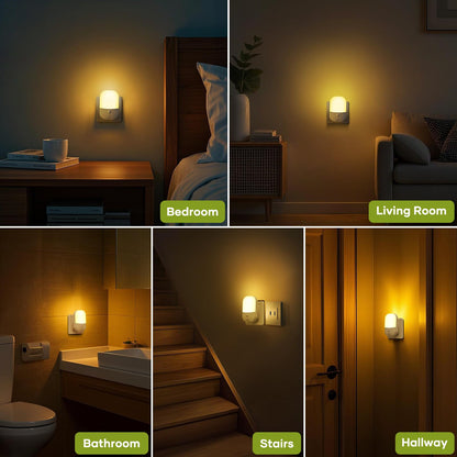 Smart LED Night Light – Auto Sensor & Adjustable Brightness